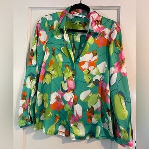 Zara Multicolor Floral Blouse